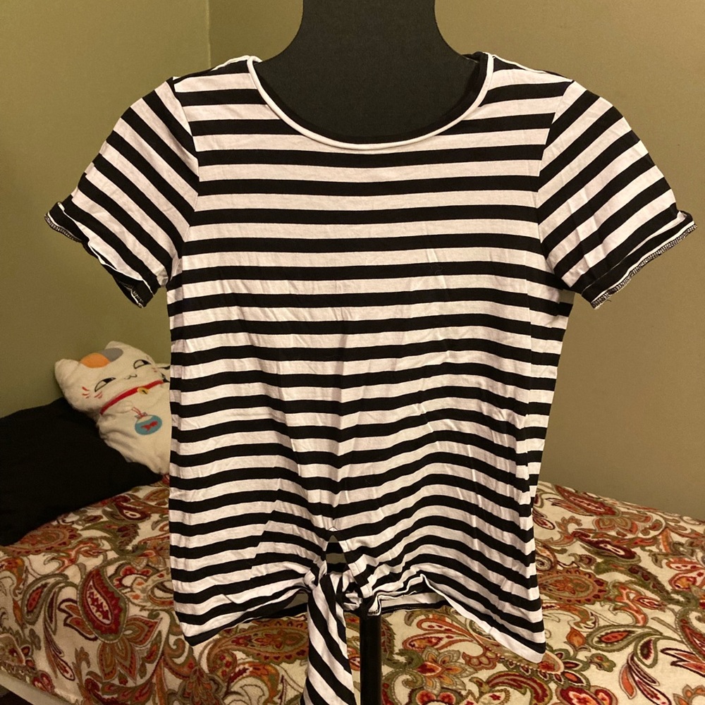Knotted Striped Michael Kors Shirt